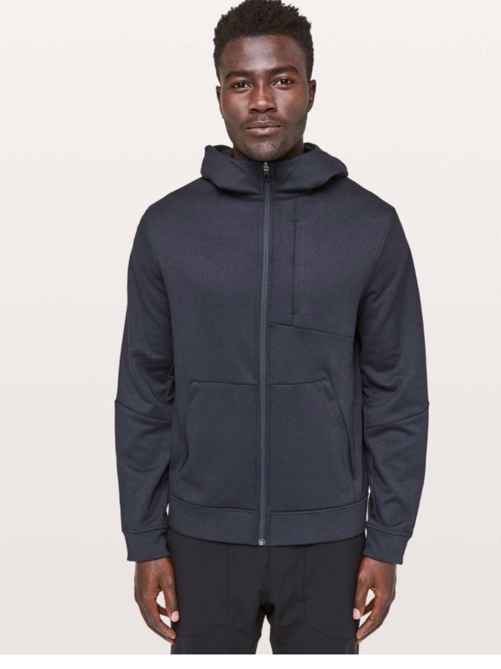 Lululemon City Sweat Full Zip Hoodie Men’s Sz Medium Navy Blue Zip LM3BC2